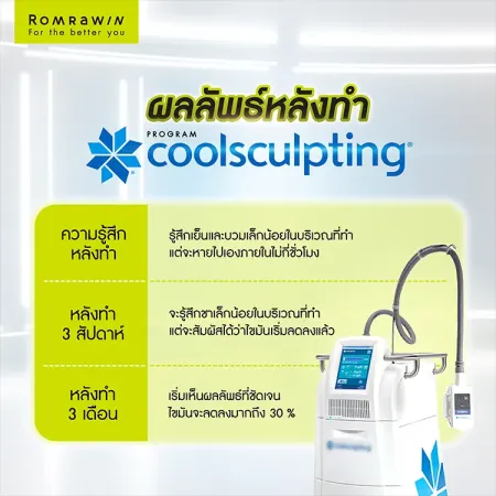Coolsculpting สลายไขมันด้วยความเย็น