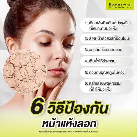 หน้าแห้งใช้อะไรดี