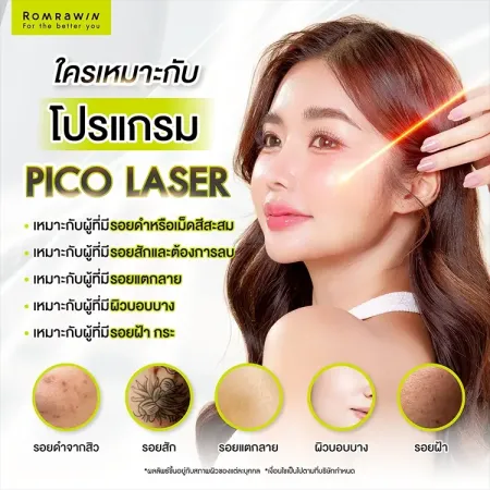 ใครเหมาะกับโปรแกรม PICO LASER รีวิวคนมีปัญหาผิวรอยดำจากสิวและฝ้ากระ