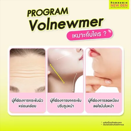 Volnewmer เหมาะกับใคร ผู้ที่มีปัญหาผิว