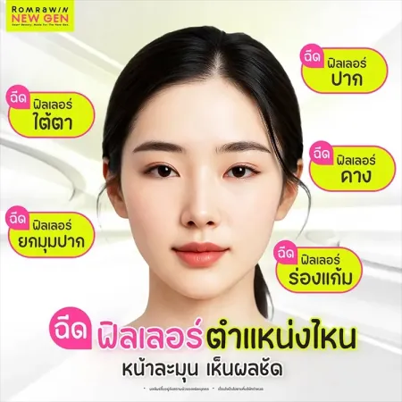 ฉีดฟิลเลอร์ตำแหน่งไหน หน้าละมุน เห็นผลชัด บริเวณยอดนิยมปรับรูปหน้า