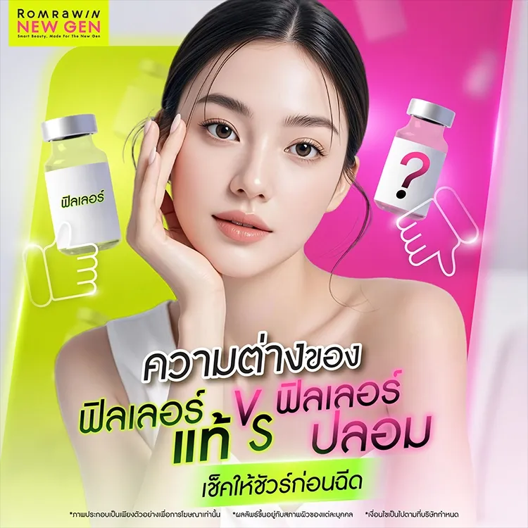 ฟิลเลอร์แท้ คืออะไร เช็คก่อนฉีดฟิลเลอร์ แต่ละยี่ห้อต่างกันอย่างไร