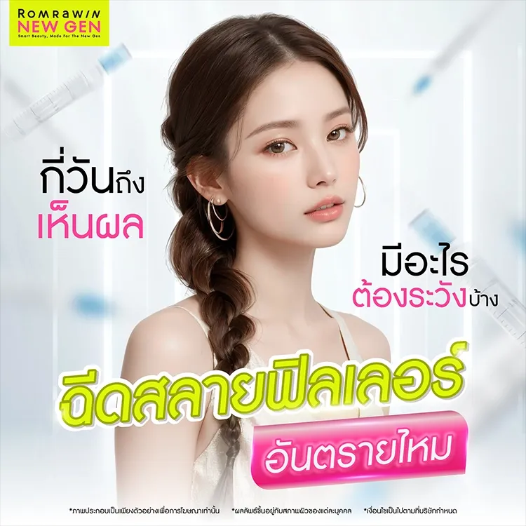 ฉีดสลายฟิลเลอร์ อันตรายไหม กี่วันถึงเห็นผล ต้องระวังอะไรบ้าง