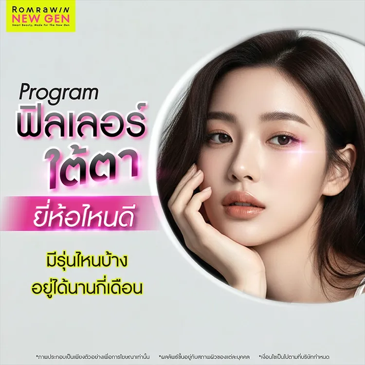 ฟิลเลอร์ใต้ตา ยี่ห้อไหนดี มีรุ่นไหนบ้าง อยู่ได้นานกี่เดือน