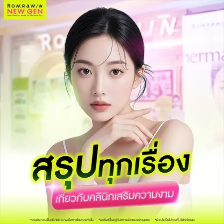 คลินิกเสริมความงาม สรุปภาพรวมคำแนะนำและสาระน่ารู้ก่อนตัดสินใจทำหัตถการปรับรูปหน้าดูแลผิวพรรณ