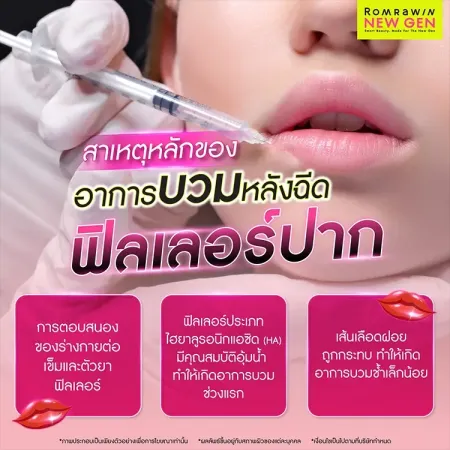 หลังฉีดฟิลเลอร์ปาก