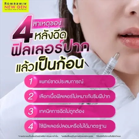 หลังฉีดฟิลเลอร์ปาก