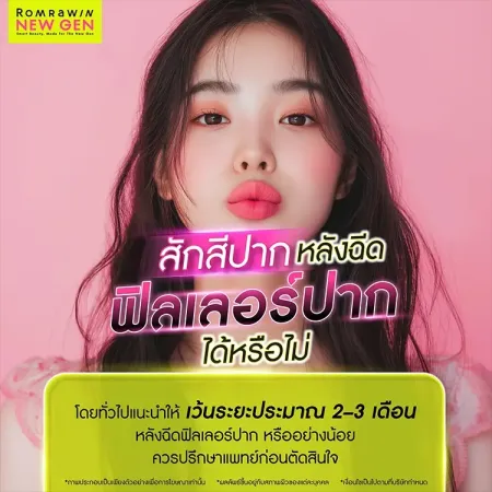สักสีปากหลังฉีดฟิลเลอร์ปากได้หรือไม่?