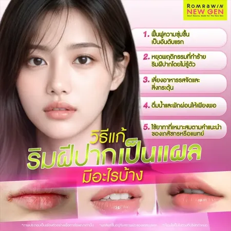 ริมฝีปากเป็นแผล