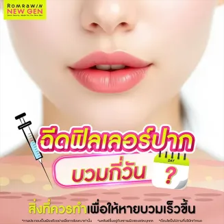 ฉีดฟิลเลอร์ปากบวมกี่วัน วิธีดูแลตัวเองยังไงให้หายบวมเร็วขึ้น