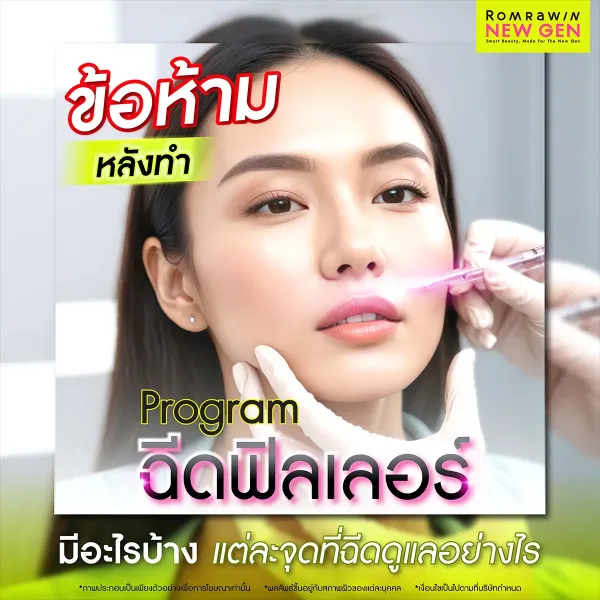 ข้อห้ามหลังฉีดฟิลเลอร์ อะไรบ้าง มีความสำคัญอย่างไร