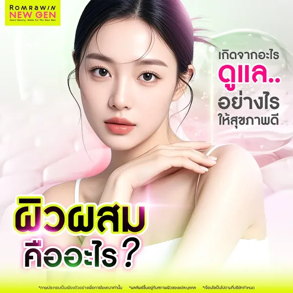 ผิวผสมคืออะไร? สภาพผิวหน้าแต่ละแบบแตกต่างกันอย่างไร