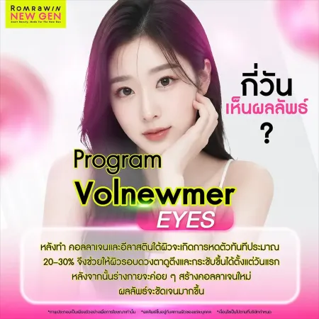 ระยะเวลาการเห็นผลลัพธ์หลังทำ Volnewmer Eyes ฟื้นฟูรอบดวงตา
