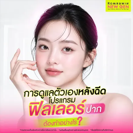 หลังฉีดฟิลเลอร์ปาก