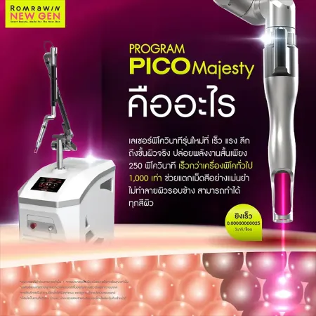 เจาะลึกหลักการทำงานและประโยชน์ของเลเซอร์งานผิวด้วยโปรแกรม Pico Majesty รมย์รวินท์คลินิก