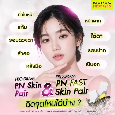 รีวิวโปรแกรมฉีดผิว PN Skin Pair และ PN FAST Skin Pair นวัตกรรมอิตาลี Plinest สรุปสิบพิกัดบริเวณที่เหมาะสำหรับการฉีดฟื้นฟูผิวของรมย์รวินท์คลินิก